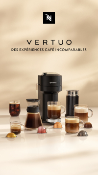 Nespresso élargit son offre de Café à domicile et lance le nouveau système Vertuo 