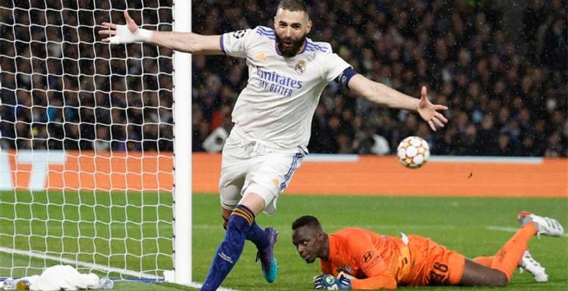 "هاتريك" بنزيما يقود ريال مدريد لإكتساح تشيلسي