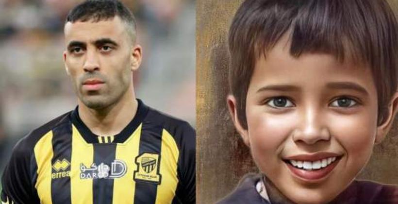 اللاعب المغربي "حمد الله" يقدم هدية ثمينة لوالدي الطفل "ريان"