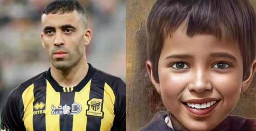 اللاعب المغربي "حمد الله" يقدم هدية ثمينة لوالدي الطفل "ريان"