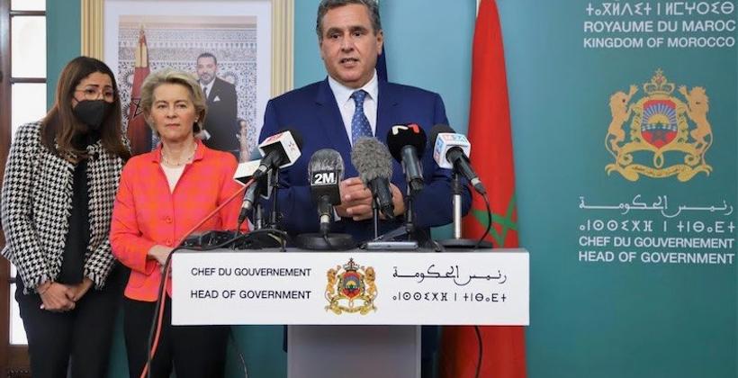 "أخنوش": المغرب سيعمل على تقوية الشراكة الإستراتيجية مع الإتحاد الأوروبي