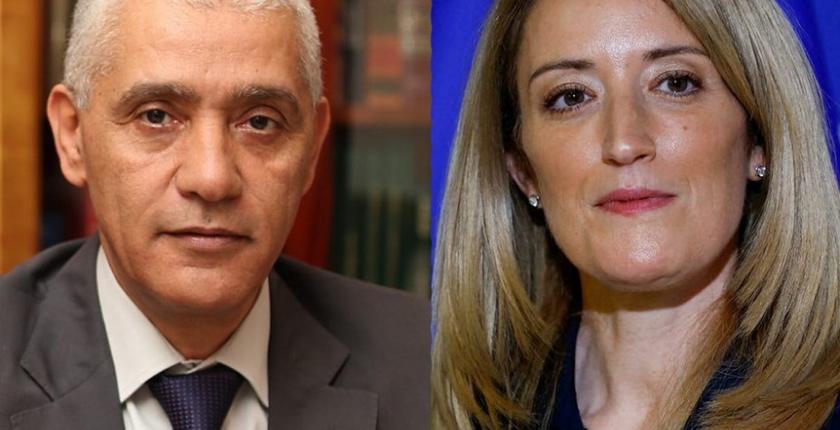 "الطالبي العلمي" يبحث مع رئيسة البرلمان الأوروبي التنسيق البرلماني المشترك