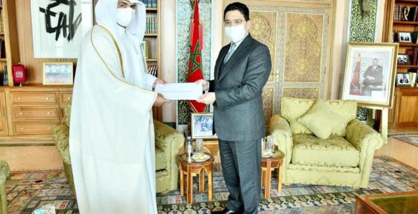 "بوريطة" يستقبل السفير الجديد لقطر بالمغرب