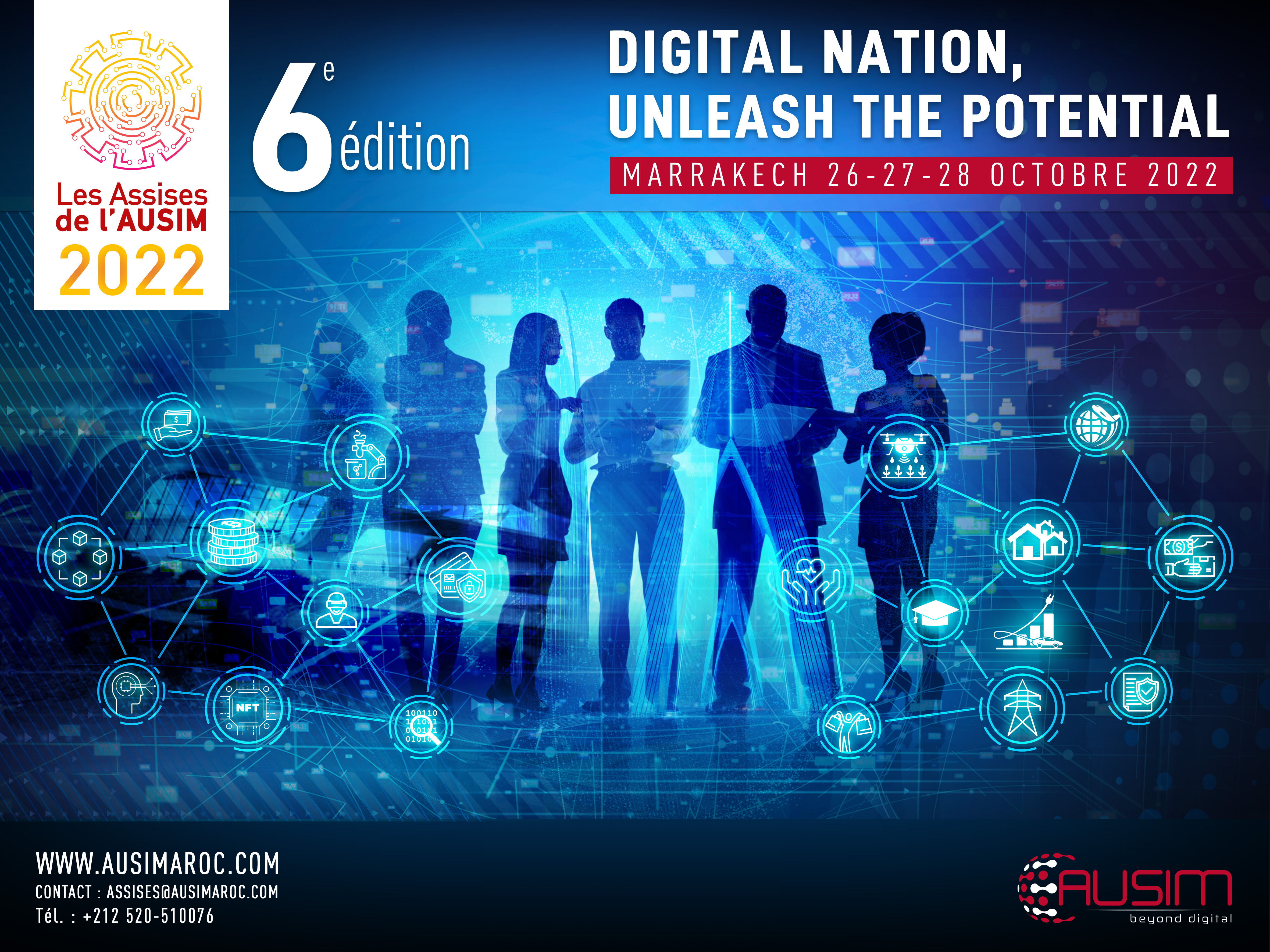 La 6ème édition des Assises de l’AUSIM revient en Octobre avec la thématique « Digital Nation : Unleash the Potential » !