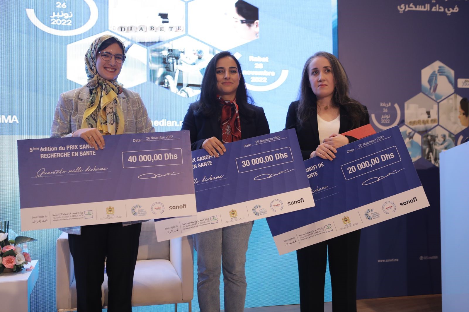 Cinquième édition du Prix Sanofi Maroc de Recherche en Diabète : encourager et valoriser la recherche biomédicale dans le diabète au Maroc.