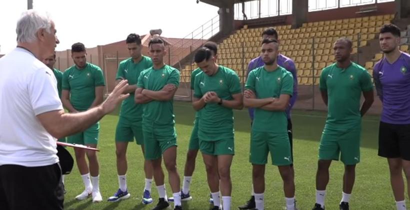 "الأسود" يخوضون أول حصة تدريبية بالكاميرون + فيديو