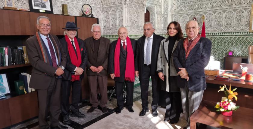 رئيس مجلس جهة البيضاء يستقبل مكتب دائرة الصداقة المغرب-إسرائيل