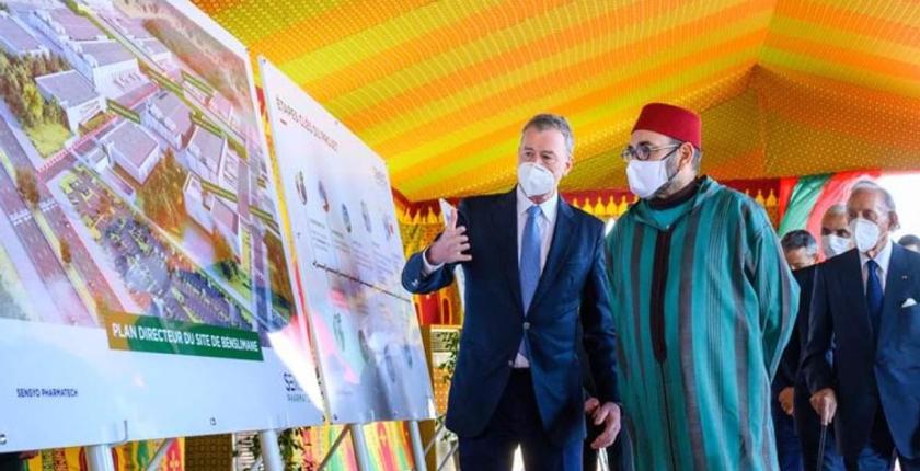 جلالة الملك يعطي انطلاقة أشغال إنجاز مصنع لقاح "كورونا"