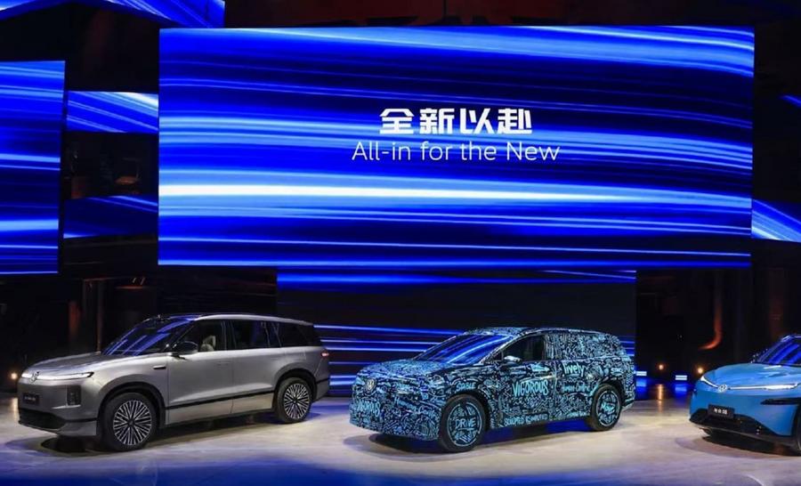 Volkswagen unveils China developed electric cars ahead of Beijing auto show
