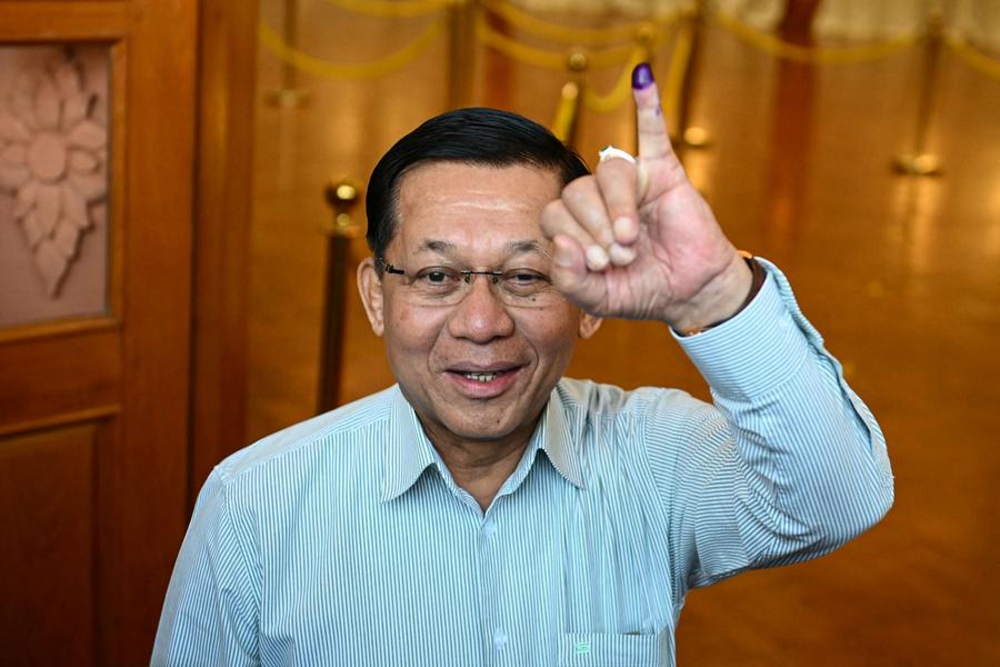 Myanmar junta leader assumes presidency amid contested political transition