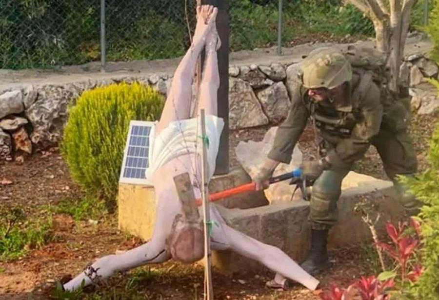 Netanyahu condemns soldier over destruction of Jesus statue in Lebanon
