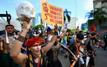Indigenous march in Brasília to demand land rights