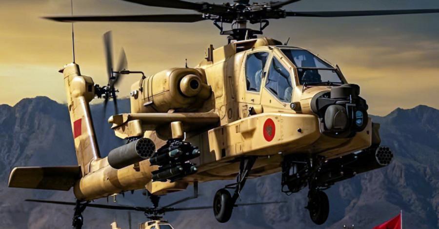 摩洛哥接收新一批AH-64E“阿帕奇”武装直升机，进一步增强空中作战能力