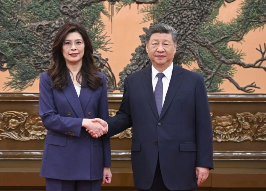 中國將在反對派領袖訪台後恢復部分對台關係