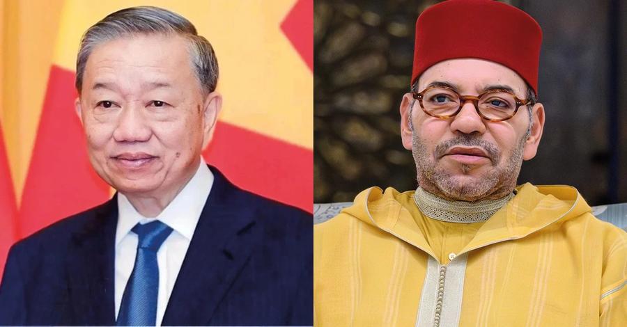 جلالة الملك يهنئ تو لام بمناسبة تنصيبه رئيسا لجمهورية فيتنام الاشتراكية