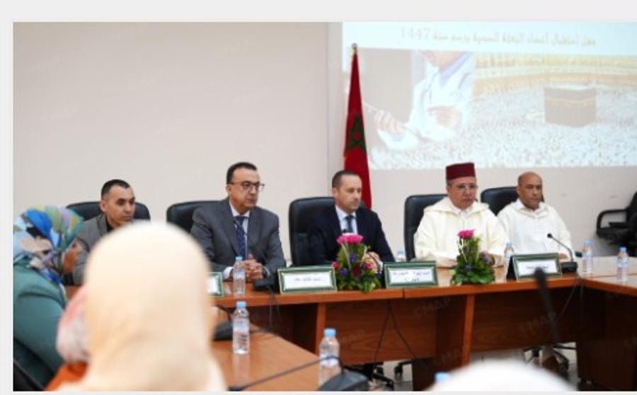 التهراوي يستقبل البعثة الصحية للحج