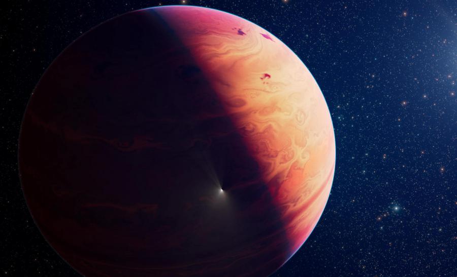 James Webb spots massive exoplanet challenging planet formation limits