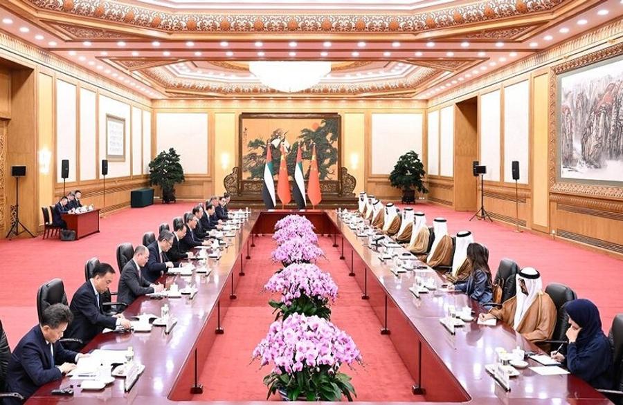 中国国家主席向阿联酋提出维护中东和平的四项建议