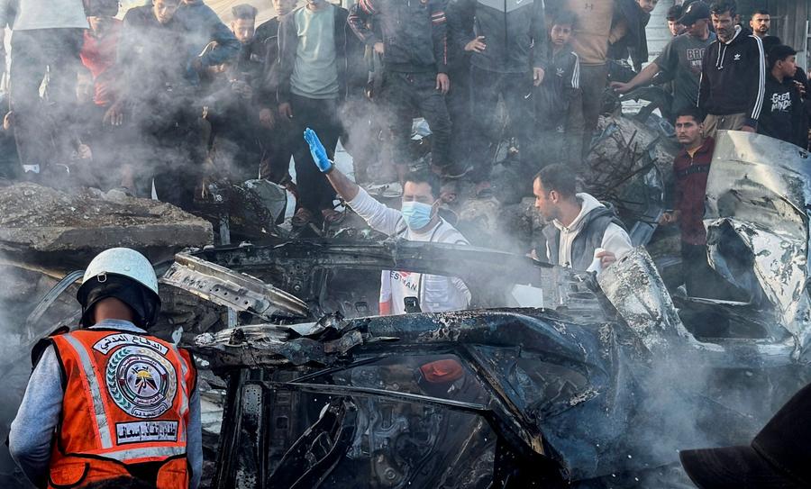 At least five Palestinians killed in new Israeli strikes on Gaza