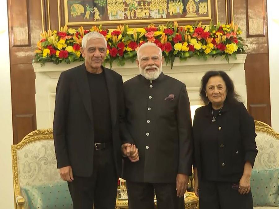 तकनीकी क्षेत्र के दिग्गज विनोद खोसला ने प्रधानमंत्री मोदी से मुलाकात की
