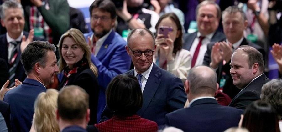 Germany's Merz warns against right-wing radicalism and reaffirms centrist course