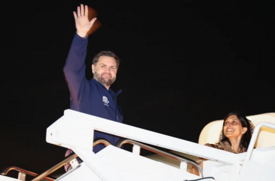 Vance arrives in Armenia for first-ever US vice presidential visit