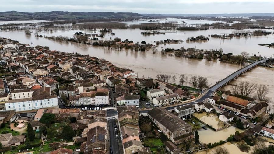 France : crues généralisées et évacuations localisées près de la Garonne