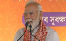 "कांग्रेस ने पूर्वोत्तर की उपेक्षा की, हमारे लिए यह क्षेत्र अष्टलक्ष्मी है": प्रधानमंत्री मोदी ने असम में कहा।