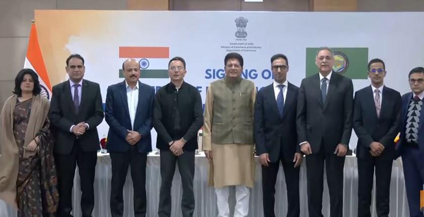 भारत और खाड़ी सहयोग परिषद के देशों ने मुक्त व्यापार समझौते की प्रारंभिक शर्तों पर हस्ताक्षर किए