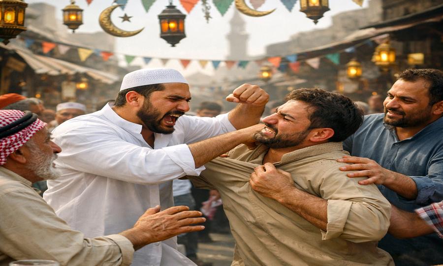 هل الشجار في رمضان يبطل الصيام؟