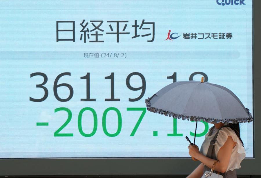 Nikkei plunges nearly 5 percent as Middle East tensions rattle Asia