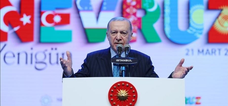 Turkish president sends nowruz message, hopes for peace across region