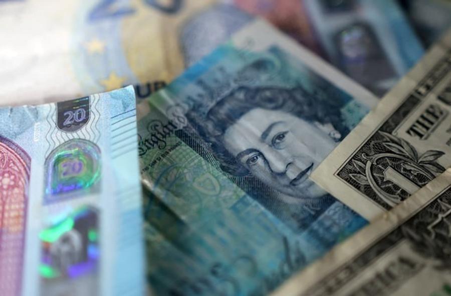 Sterling strengthens as markets weigh oil supply risks