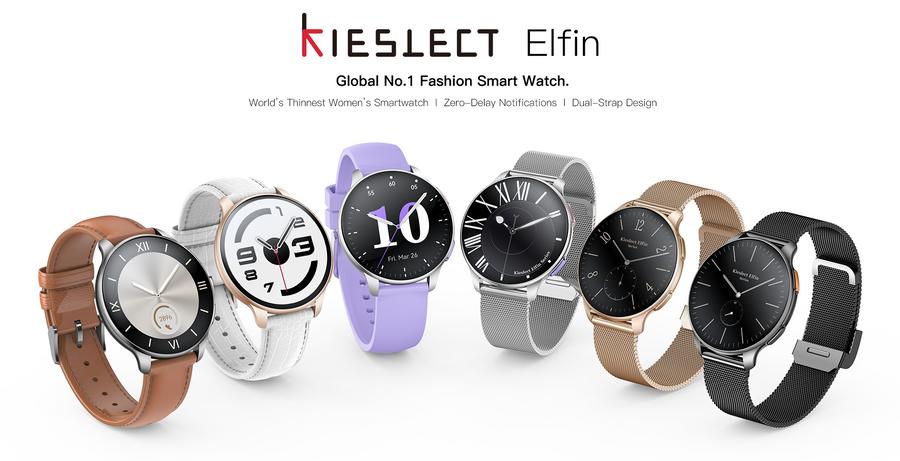 Kieslect Elfin llega a Marruecos con un smartwatch ultrafino para mujeres