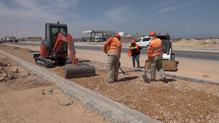 Dakhla poursuit sa modernisation avec d’importants chantiers d’aménagement urbain