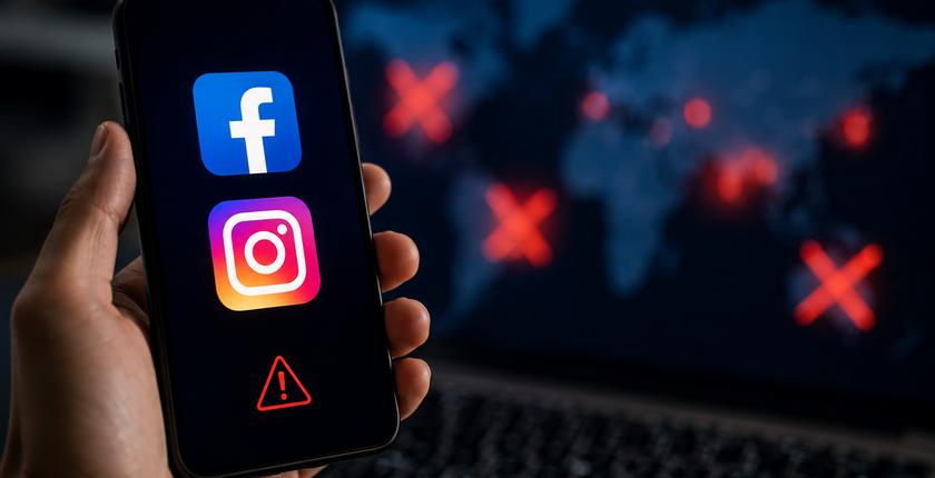 Facebook et Instagram victimes d'une panne touchant des milliers d'utilisateurs