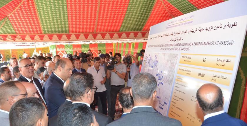 365 مليون درهم لتعزيز تأمين التزويد بالماء الصالح للشرب بخريبكة