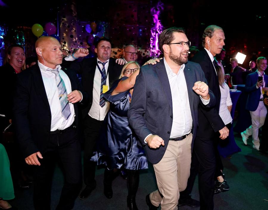 ג'ימי אקאסון משנה את מפלגת השוודים לדמות מרכזית בפוליטיקה השוודית