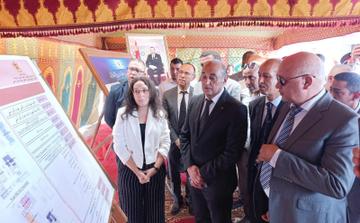 عامل قلعة السراغنة يتفقد عدة مشاريع تنموية تزامنا مع إحتفالات عيد العرش