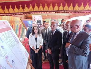 عامل قلعة السراغنة يتفقد عدة مشاريع تنموية تزامنا مع إحتفالات عيد العرش