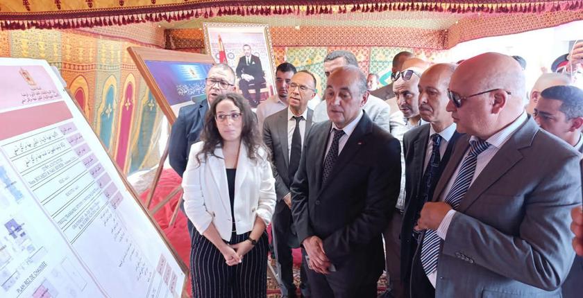 عامل قلعة السراغنة يتفقد عدة مشاريع تنموية تزامنا مع إحتفالات عيد العرش