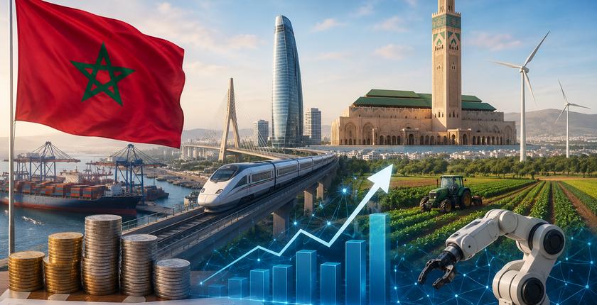 Maroc : la croissance économique atteint 4,9 %, un record en plus de dix ans
