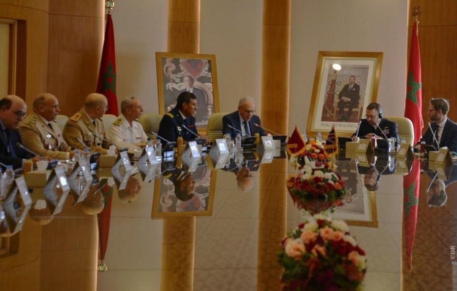 لوديي يتباحث مع كبير مستشاري الدفاع البريطاني