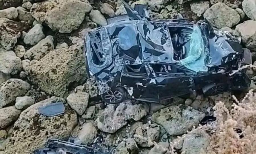 وفاة سيدة إثر سقوط سيارتها بجرف الجرف الأصفر