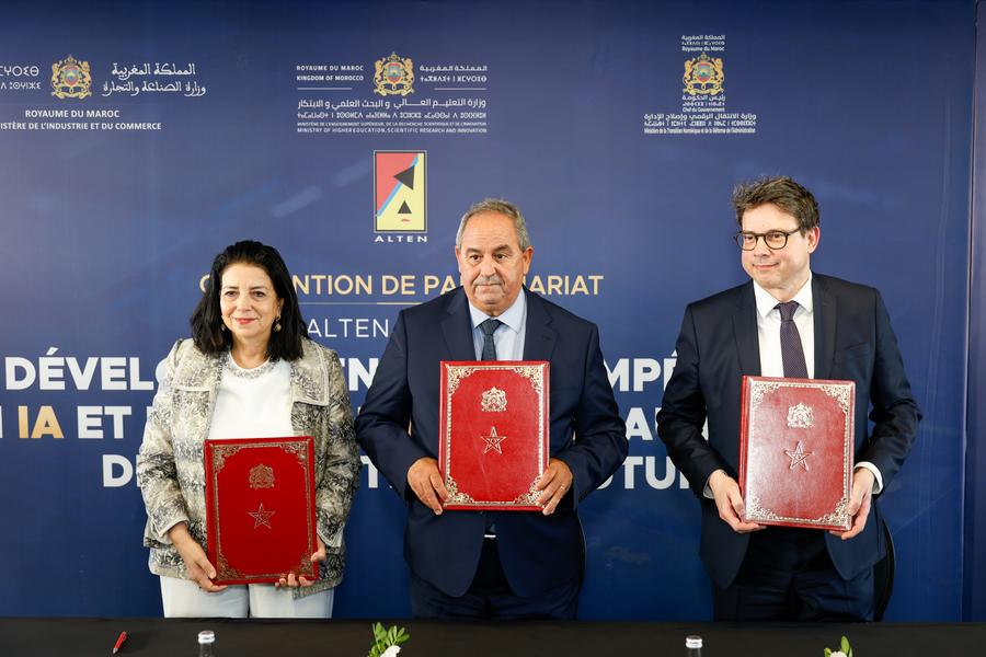 شراكة بين ثلاث وزارات و"ALTEN المغرب" لتعزيز كفاءات الذكاء الاصطناعي