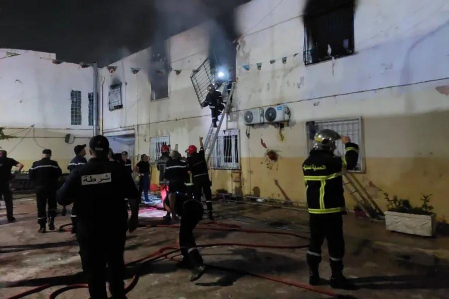 11 قتيلا و19 مصابا بحريق دار أيتام في الجزائر