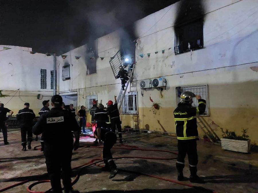 الجزائر تكشف سبب حريق دار الأيتام الذي أودى بحياة 11 طفلا