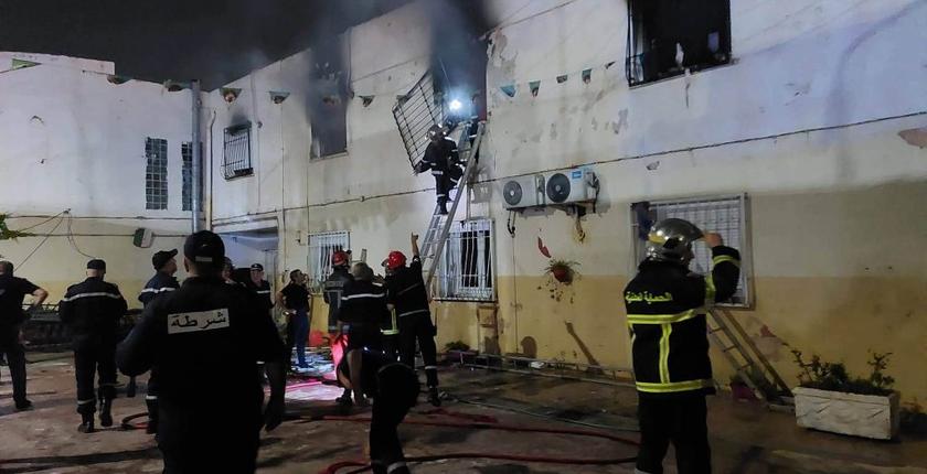 الجزائر تكشف سبب حريق دار الأيتام الذي أودى بحياة 11 طفلا