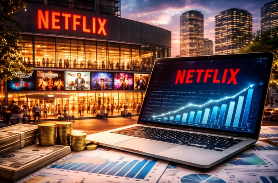 Netflix在收入增长放缓后扩展至流媒体之外，投资者反应谨慎