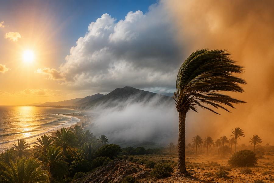 Météo Maroc : chaleur persistante et vents soutenus attendus ce mercredi 8 juillet